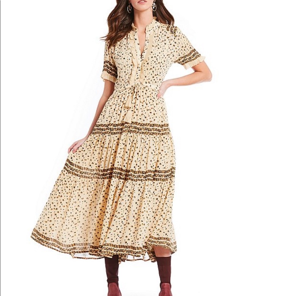Free People rare feelings prairie midi dress - Picture 2 of 8